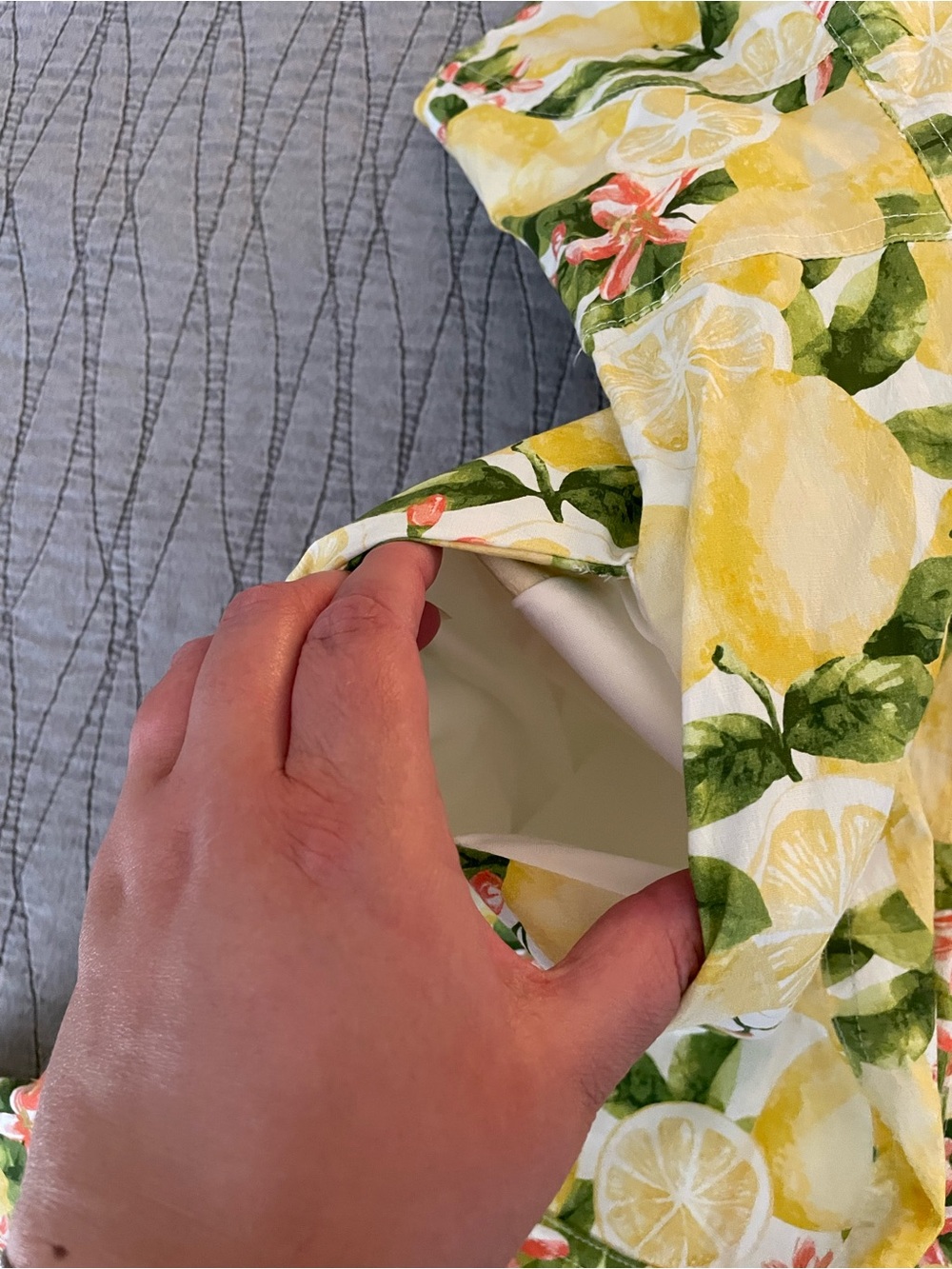 Avec Les Filles Lemon Mini Dress - Picture 3 of 6